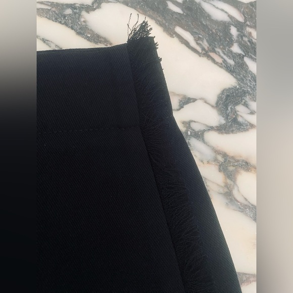 Club Monaco Charu Fringe Trouser in Black size 6 - Picture 5 of 6